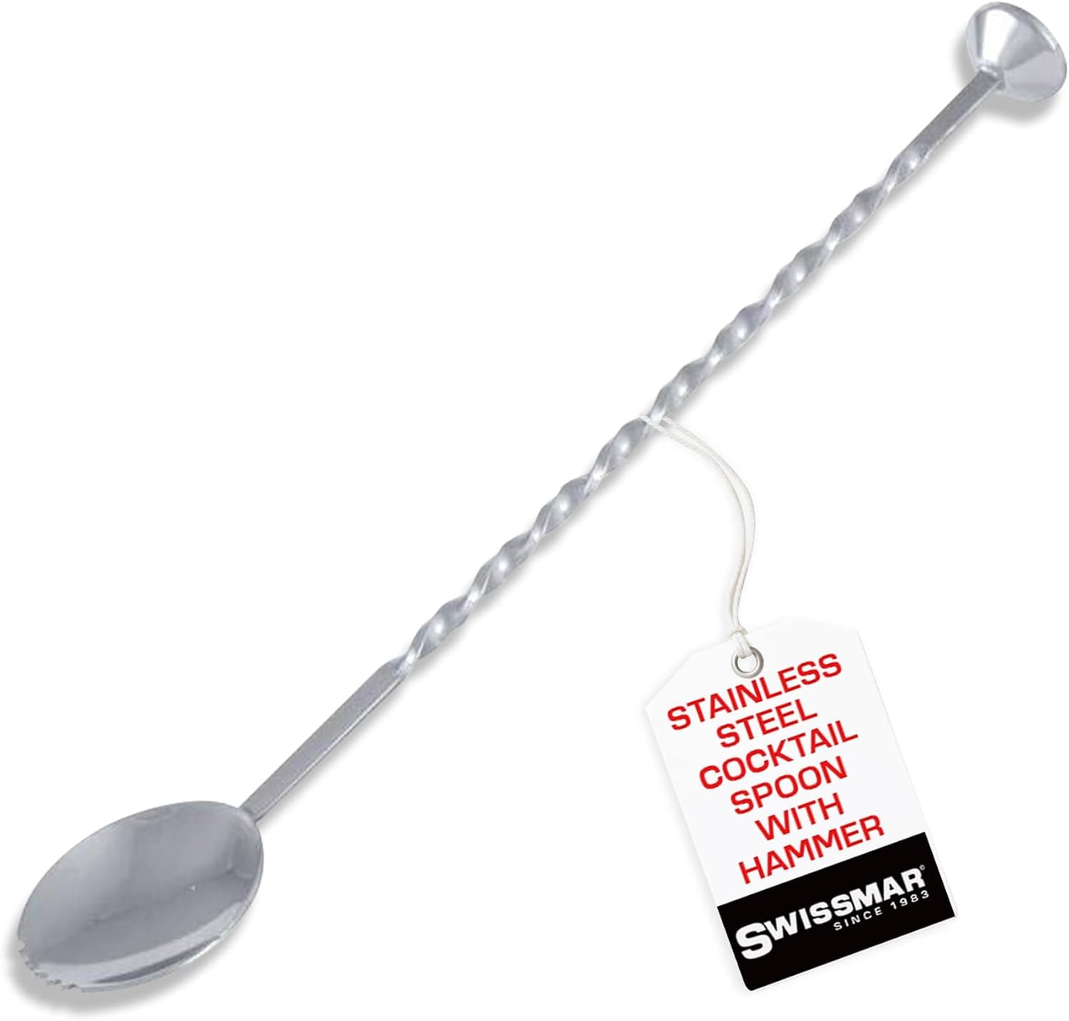 Swissmar Stainless Steel Cocktail Spoon with Hammer