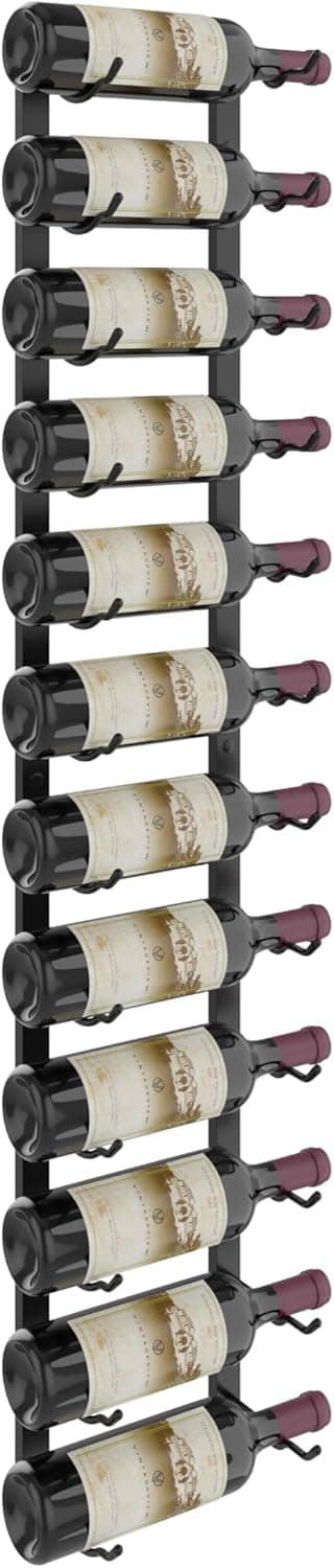 VintageView W Series Pro Wine Rack 4, 12 Bottle (Matte Black)