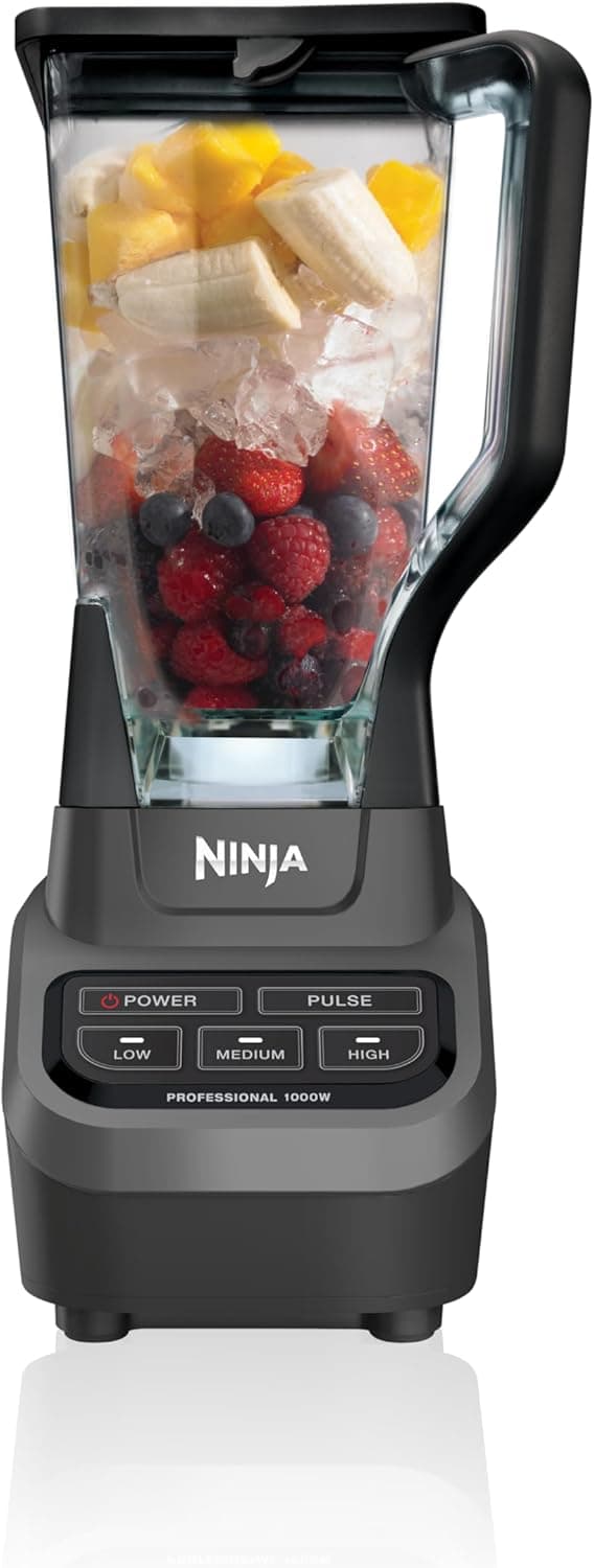 Ninja Professional Blender 1000W, Total Crushing Technology, 72 oz Pitcher, BL610