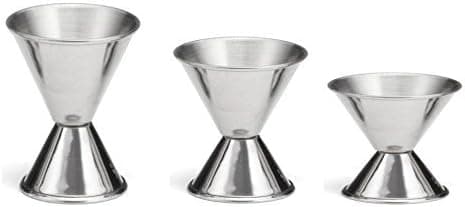 Great Credentials Double Jigger with Markings Set of 3