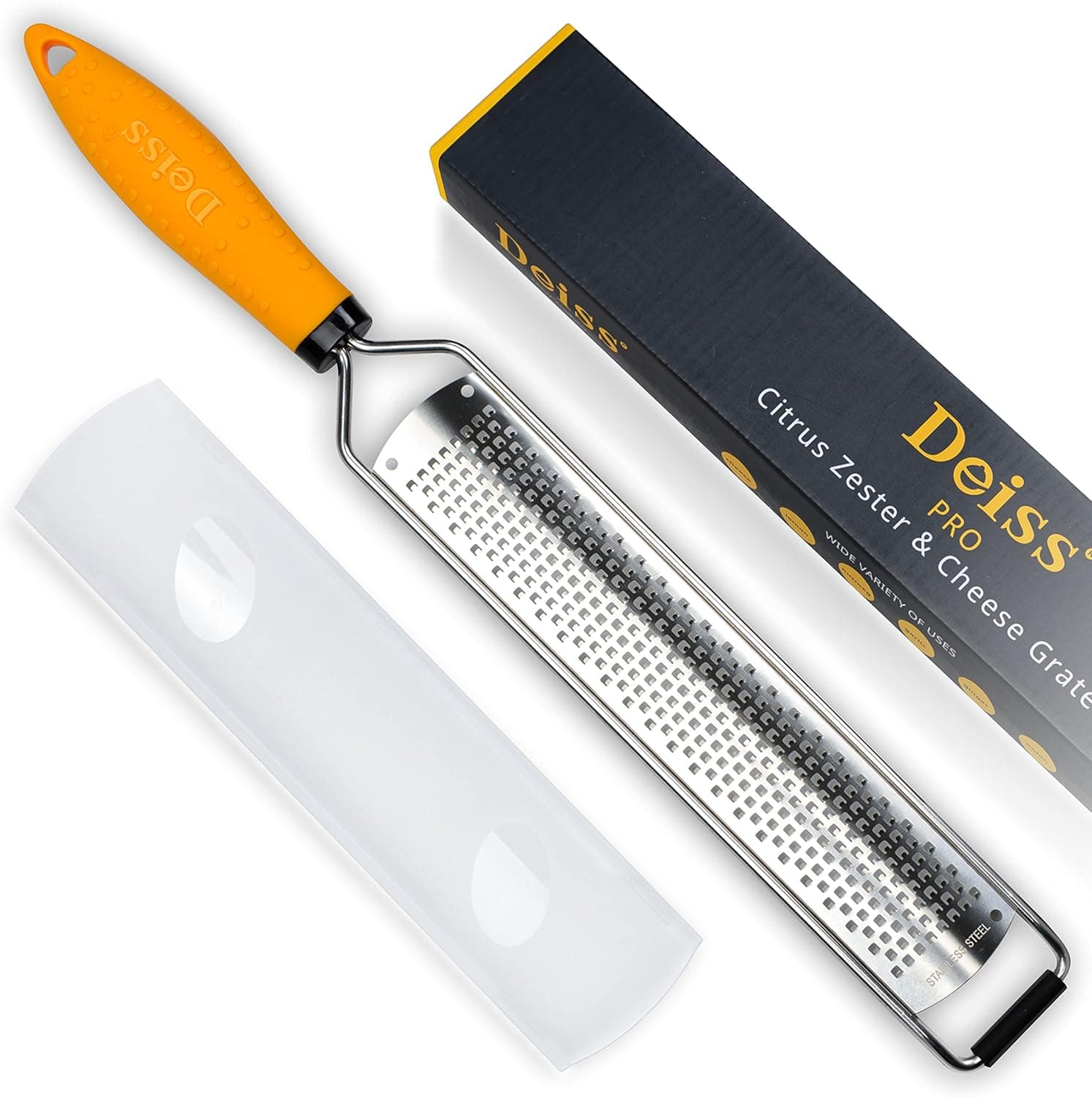 Deiss PRO Lemon Zester & Heavy Duty Cheese Grater