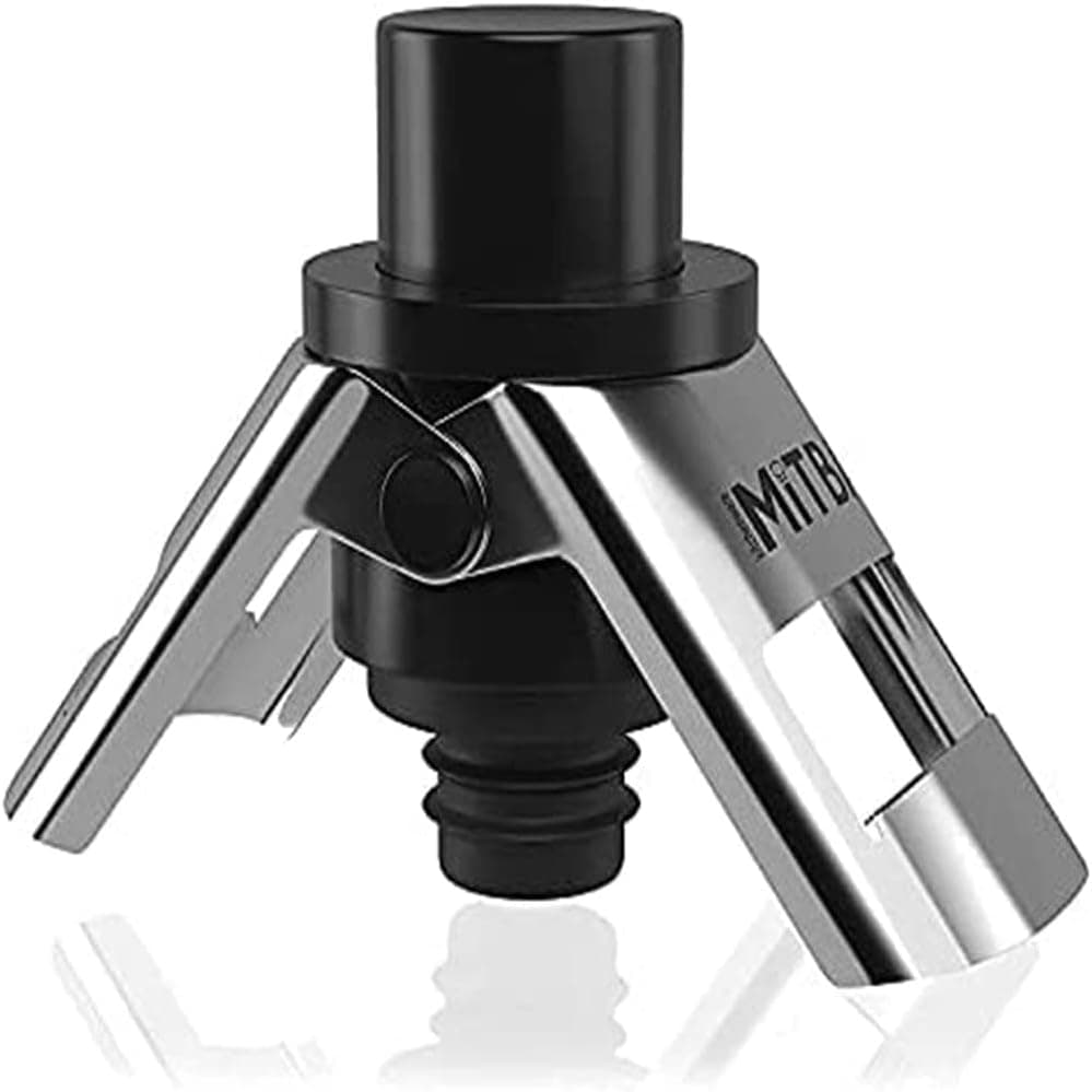 MiTBA Champagne Stopper Bottle Sealer with Built-In Pressure Pump