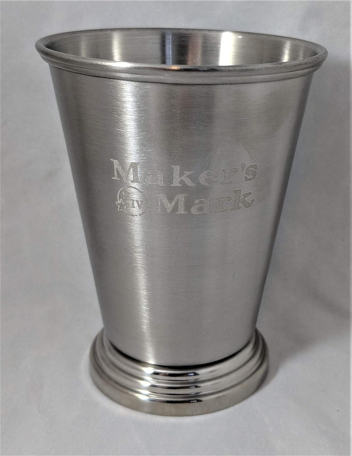Maker's Mark Signature Julep Cup - Genuine Pewter/Stainless Steel