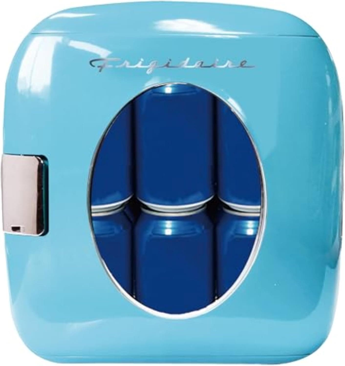 Frigidaire Retro Mini Portable Compact Fridge, 9 Liter/12 Cans, Blue