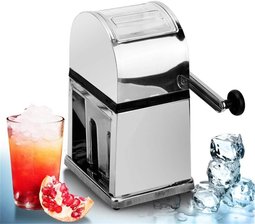 Manual Ice Crusher Hand-Cranked Design, Non-Slip Durable
