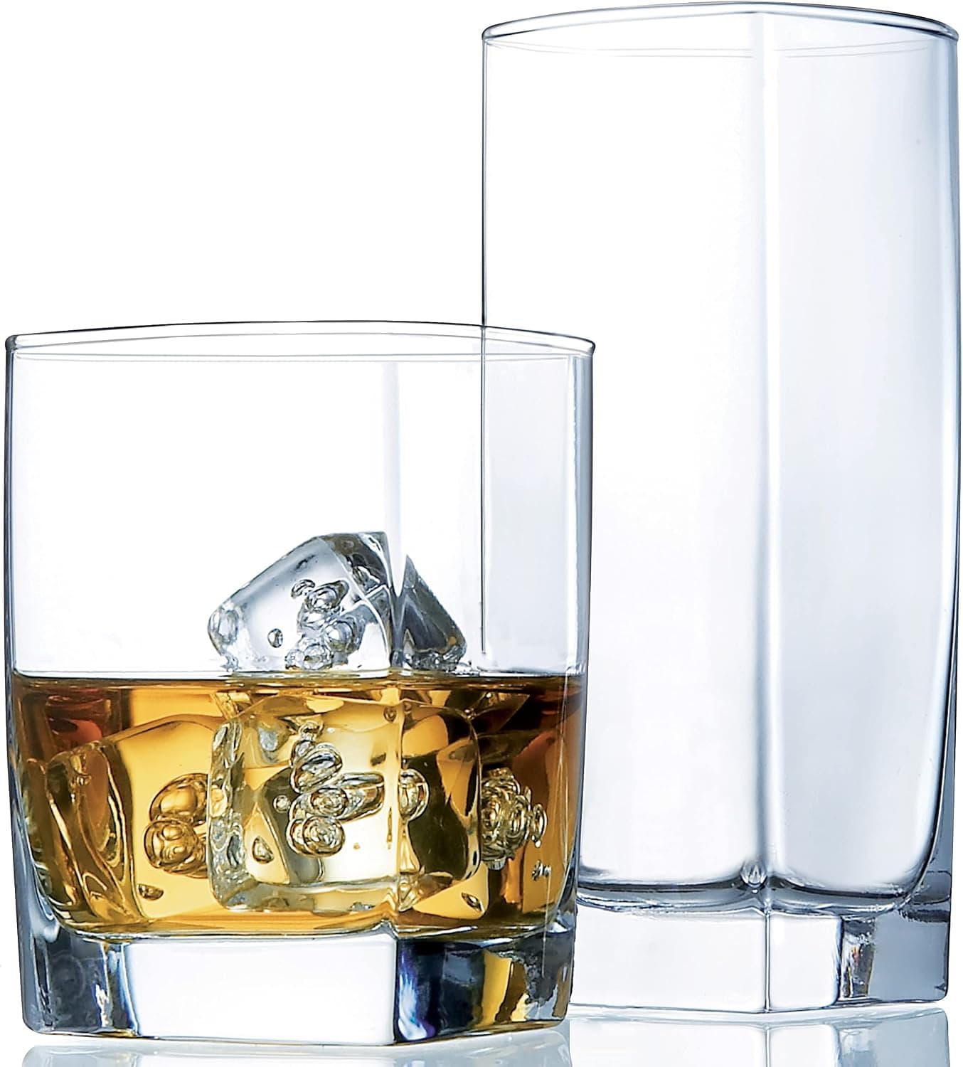 Le'raze Collins Everyday Drinking Glasses Set of 16