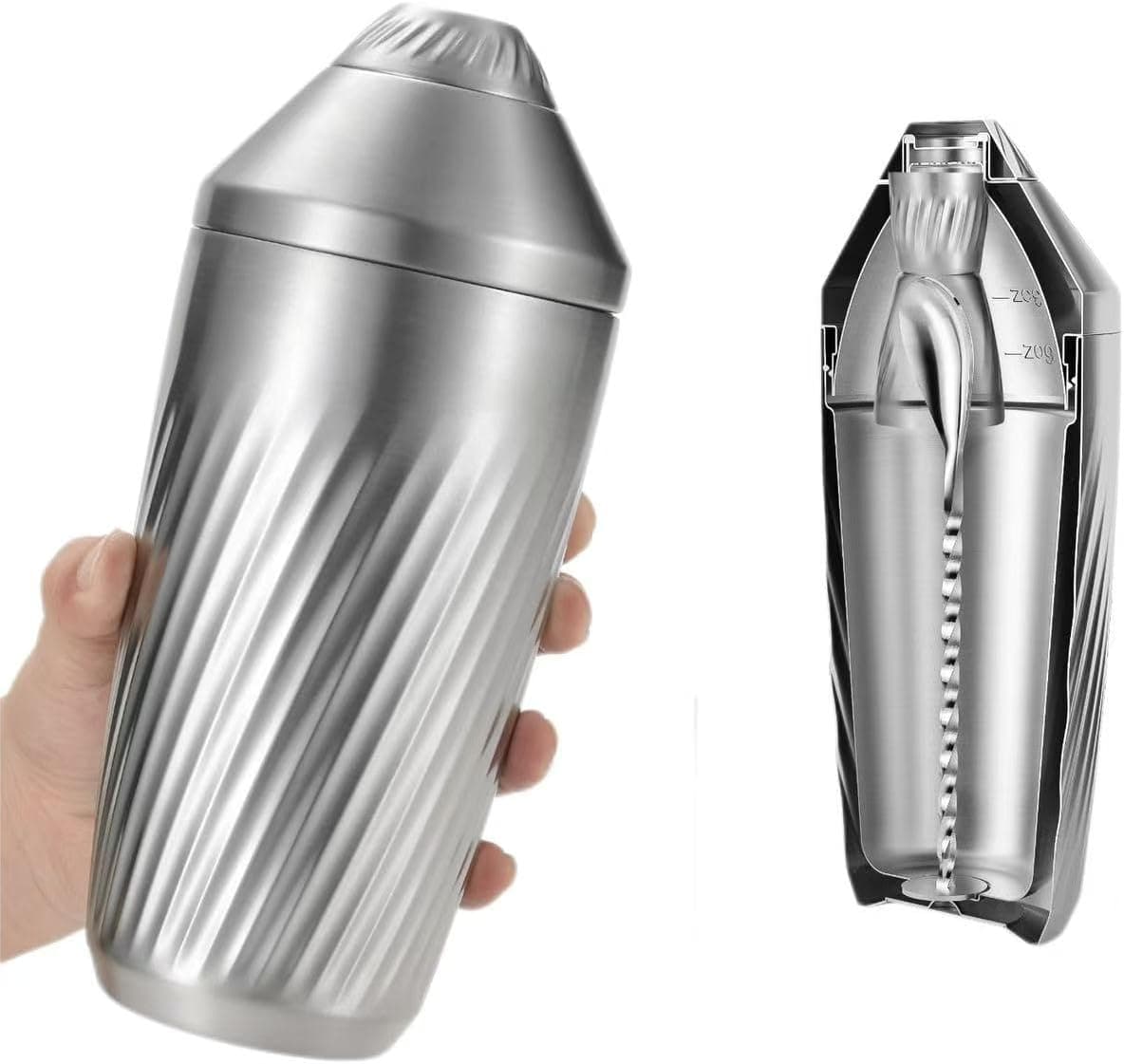 Hybrid Cocktail Shaker Set Vacuum Insulated 28oz