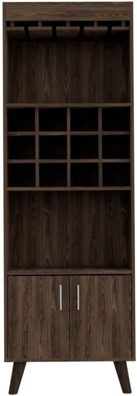 Durable Bar Cabinet, Wine Storage & Serving Station