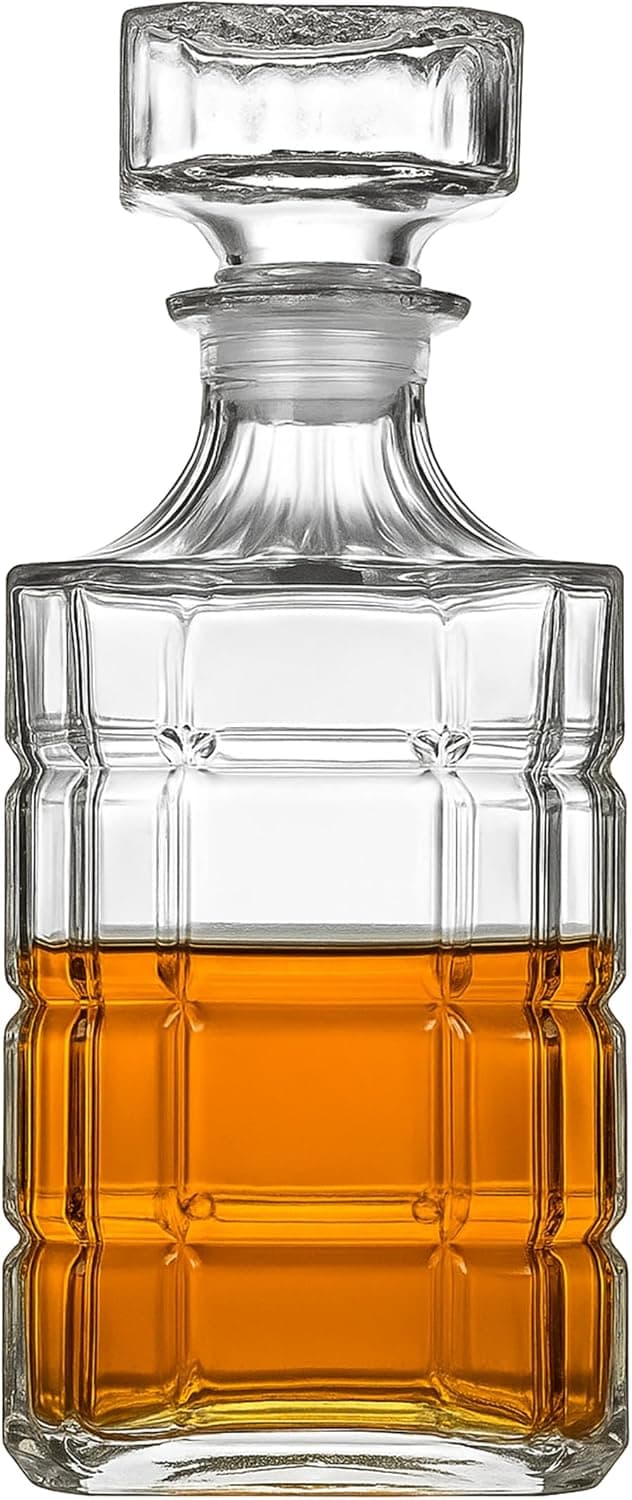 Lefonte Whiskey Decanter for Scotch/Bourbon 750ml